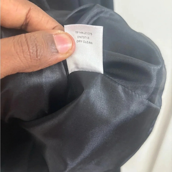 Pendleton Jacket Blazer Womens Sz 14 Black  Lined 100% Virgin Wool Button Front - Picture 4 of 6